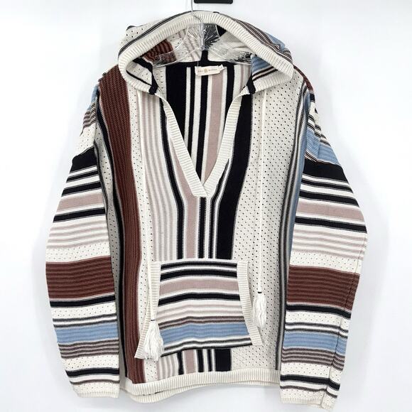 Tory Burch Multicolor Striped Hoodie - Picture 7 of 8